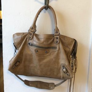 Authentic Balenciaga City Bag, Brown